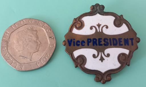 Buy & Sell Merseyside Saint Helens - Photos for Vintage enamel vice president badge