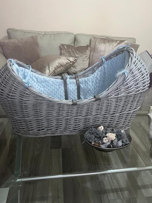 Buy & Sell West Midlands Birmingham - Photos for *New* Grey Moses basket