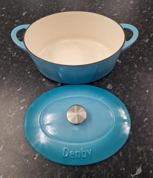 Buy & Sell West Midlands Sandwell - Photos for Denby British Cast Iron 28cm Oval Cooking Pot