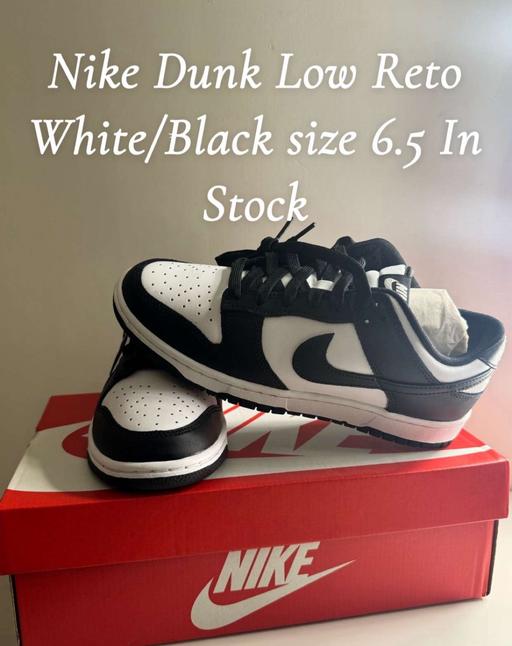 Buy & Sell West London Hounslow - Photos for Nike Dunk Low Retro White/Black