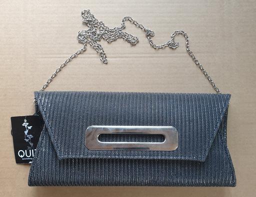 Buy & Sell West Midlands Dudley - Photos for Quiz Grey Sparkle Shimmer Handbag Purse New