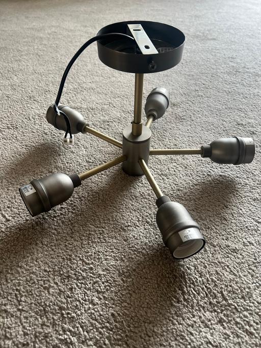 Buy & Sell West Midlands Walsall - Photos for 2 x John Lewis 5 Spoke Light Fitting (New)
