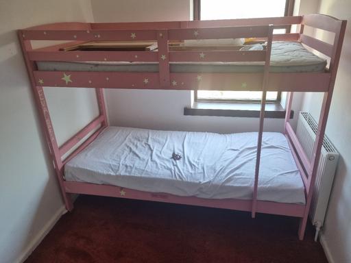 Buy & Sell West Midlands Sandwell - Photos for Bunk Bed Kids Pink + 2 Matresses READ DESCRIP
