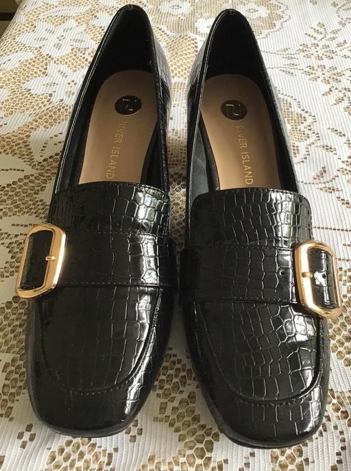 Buy & Sell Derbyshire Chesterfield - Photos for River Island black patent size 6 shoes