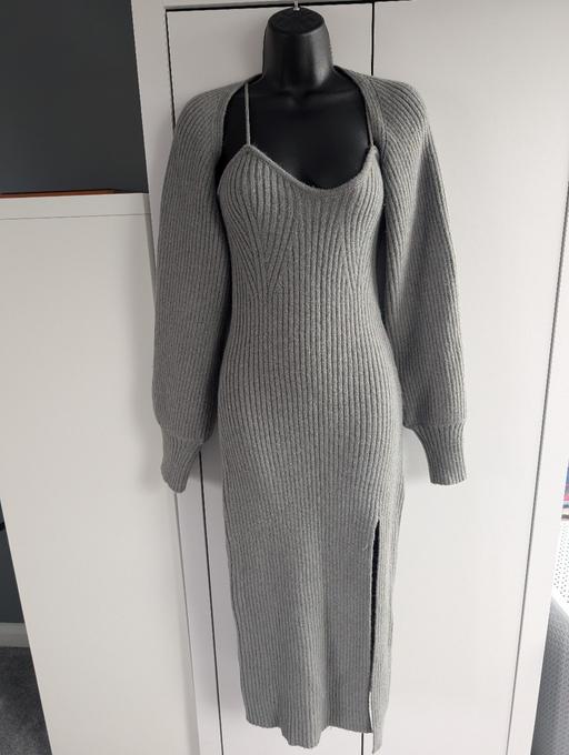 Buy & Sell Hampshire Portsmouth - Photos for grey knitted dress and cardy 14 new