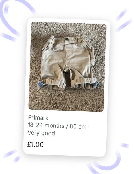 Buy & Sell West Midlands Walsall - Photos for Boys tan shorts 18 - 24 months