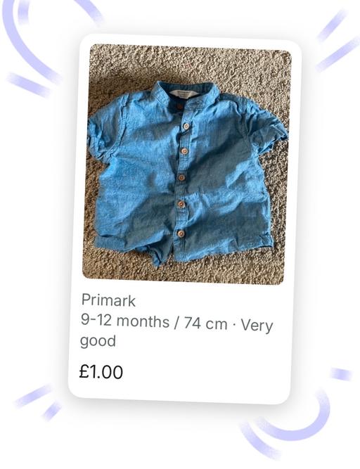 Buy & Sell West Midlands Walsall - Photos for Blue smart short sleeved shirt