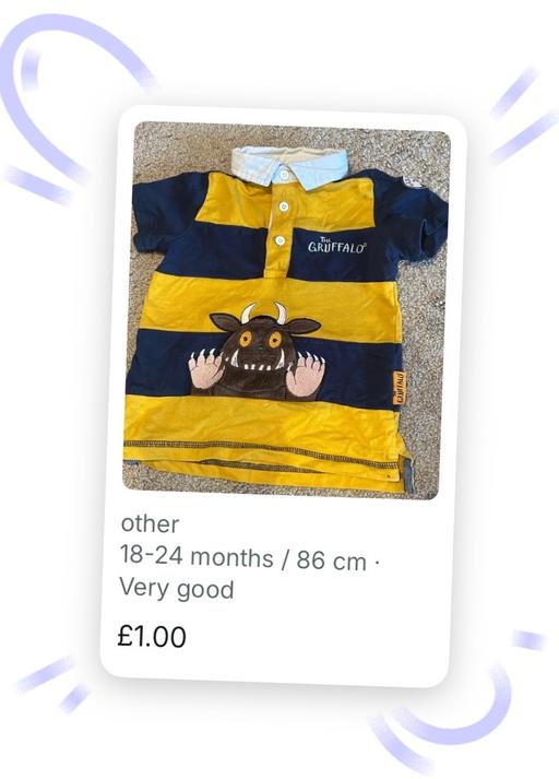 Buy & Sell West Midlands Walsall - Photos for Gruffalo top