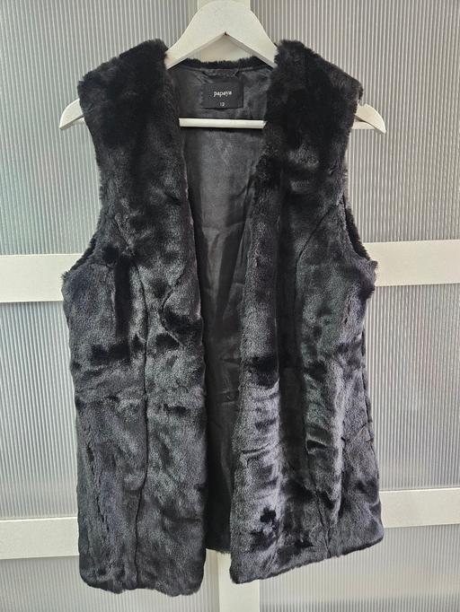 Buy & Sell Halton Weston Point - Watford - Photos for Size 12 MATALAN black fluffy gilet