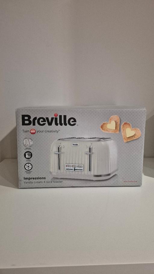 Buy & Sell Ealing Greenford - UB5 - Photos for Breville Vanilla cream 4 slice toaster