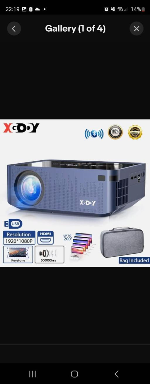 Buy & Sell Essex Epping Forest - Photos for 8K HD Projector 12000Lm 5G Android LED USB HD