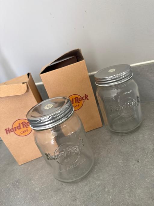 Buy & Sell Greater Manchester Wigan - Photos for Hard Rock Cafe Los Angeles mason jars