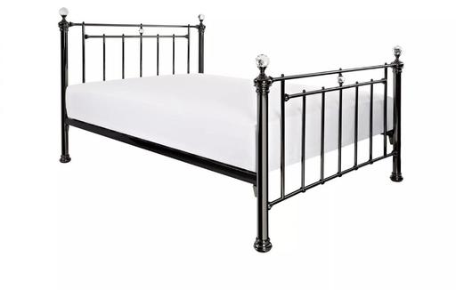 Buy & Sell Greater Manchester Wigan - Photos for Black nickel vintage style double bed frame