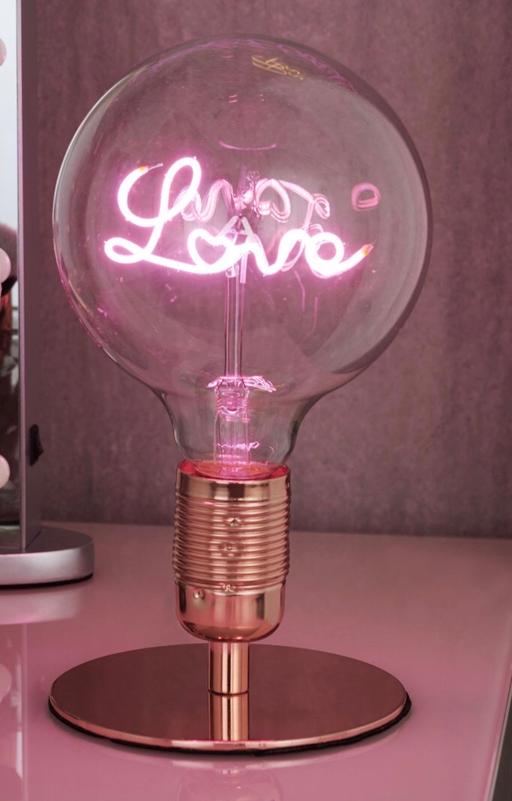 Buy & Sell North Northamptonshire Gretton - North Northamptonshire - Photos for Rose Gold Love lamp from NEXT