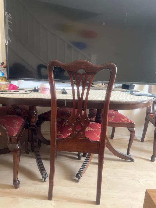 Buy & Sell West Midlands Birmingham - Photos for Dining table with six chairs, good condition