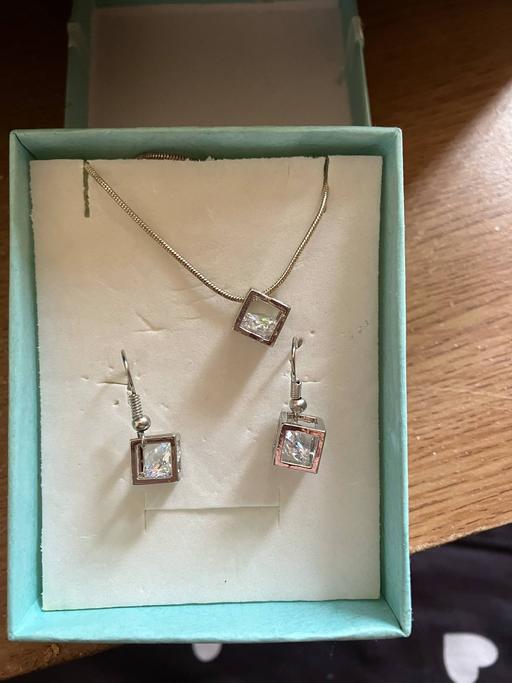 Buy & Sell East London South Hackney - East London - Photos for 925 Silver Cubed Necklace and ...