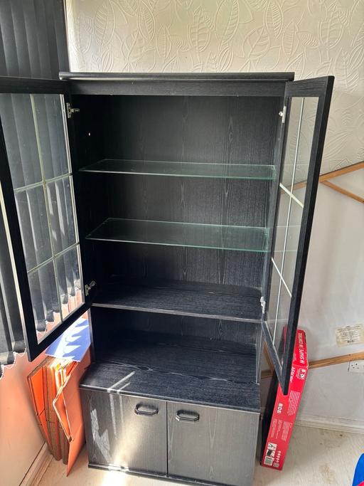 Buy & Sell West Midlands Birmingham - Photos for Lovely Black Display Cabinet