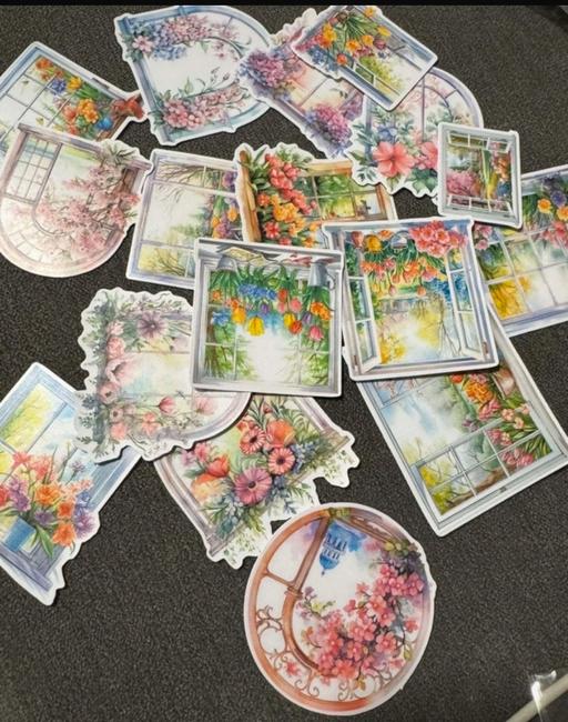 Buy & Sell Firswood Trafford - Photos for 17x pcs window journal scrap book stickers