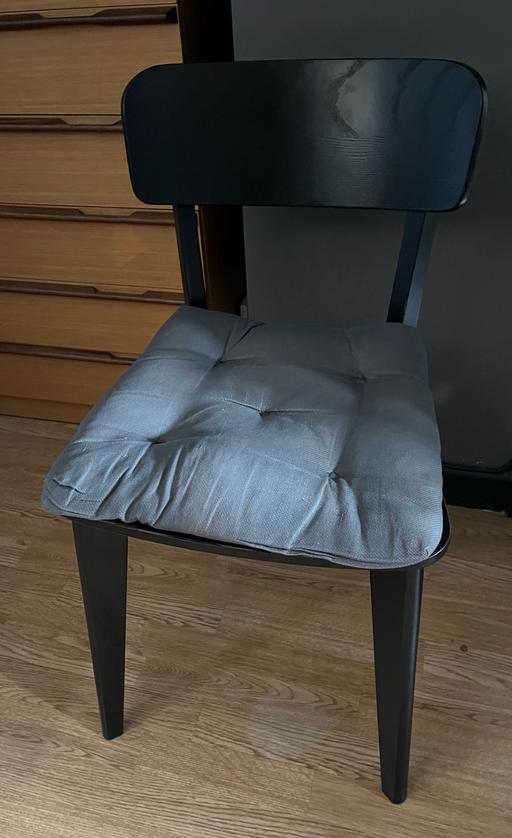 Buy & Sell South East London Riddlesdown - South East London - Photos for IKEA Lisabo black wooden chair dining desk