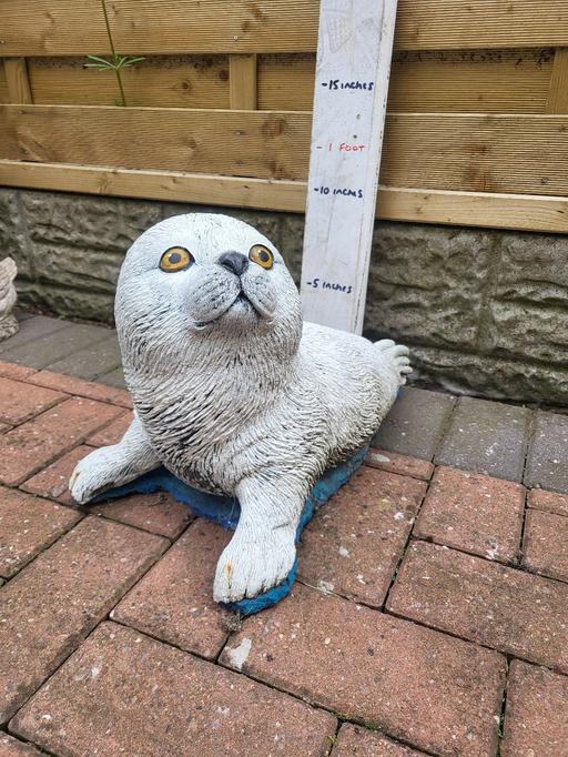 Buy & Sell Staffordshire Cannock Chase - Photos for Seal painted concrete statue