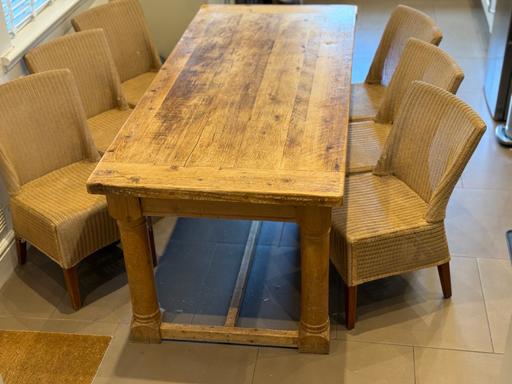 Buy & Sell Warwickshire Stratford-on-Avon - Photos for Vintage Solid Pine kitchen table