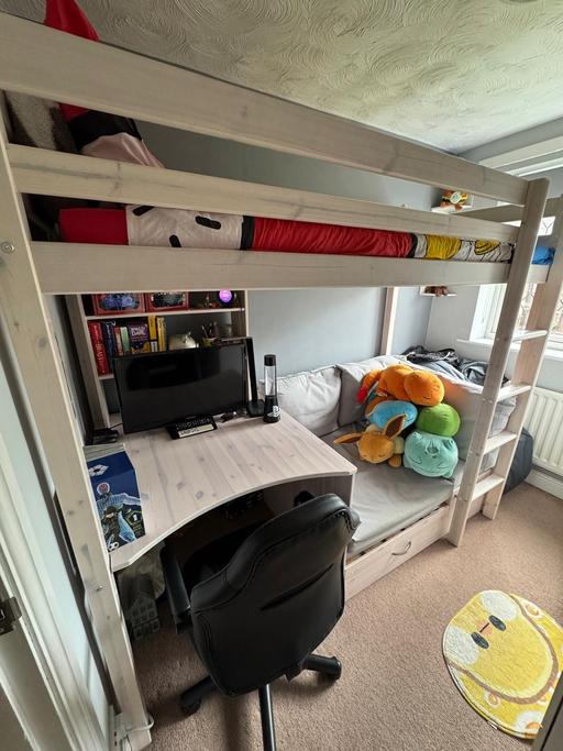 Buy & Sell West Midlands Wolverhampton - Photos for Bunk bed with built in desk and seating area