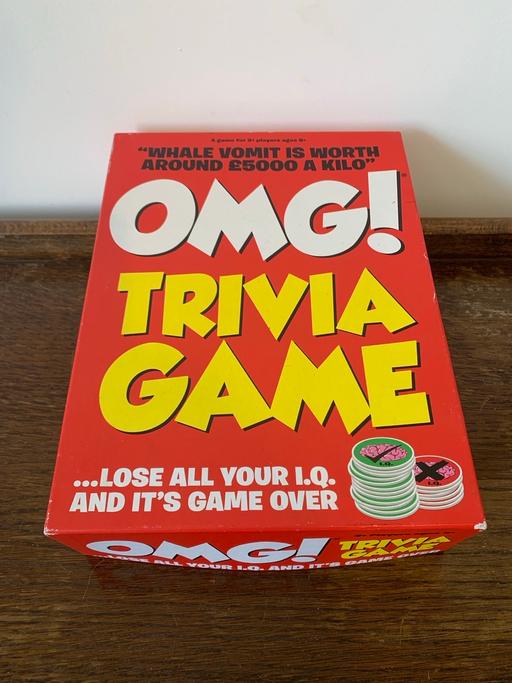 Buy & Sell Shropshire Telford and Wrekin - Photos for OMG! Trivia Game Paul Lamond 2013