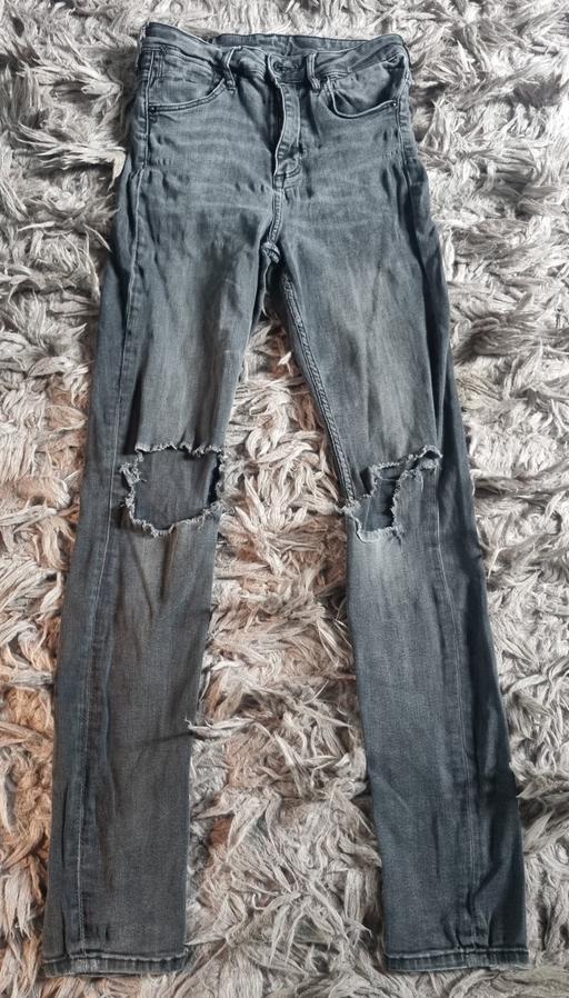 Buy & Sell West Yorkshire Kirklees - Photos for Black Ripped Skinny Jeans - Size 4-6