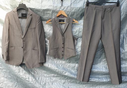Buy & Sell West Midlands Dudley - Photos for Peter Werth Grey 3 Piece Suit 32w 30 Leg