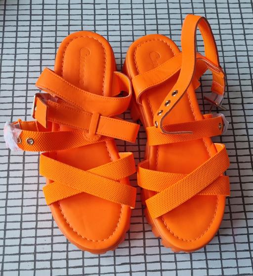 Buy & Sell Merseyside Knowsley - Photos for Women's Neon Orange Summer Beach Sandals