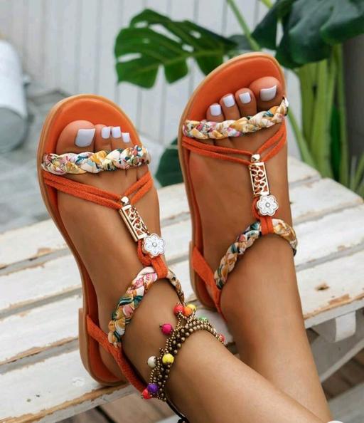 Buy & Sell Merseyside Knowsley - Photos for Women's Orange Slingback Summer Sandals
