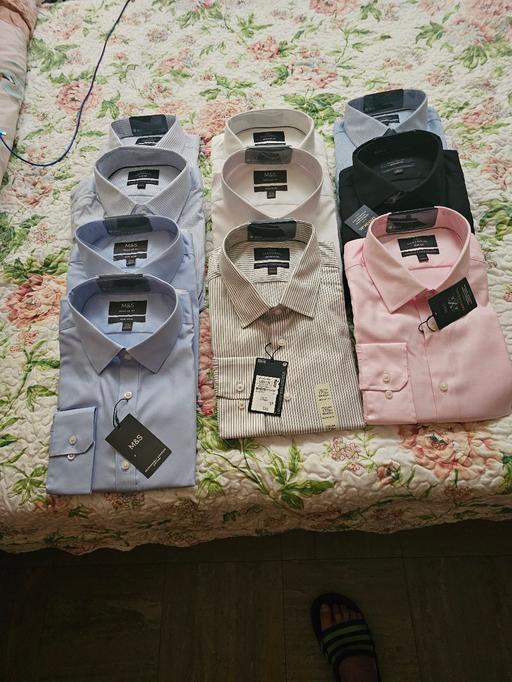 Buy & Sell West London Hounslow - Photos for 10 Allsorted Marks and Spencer Shirts.