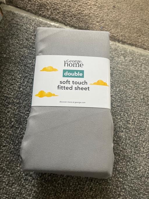 Buy & Sell South Yorkshire Rotherham - Photos for New grey fitted double bed sheet