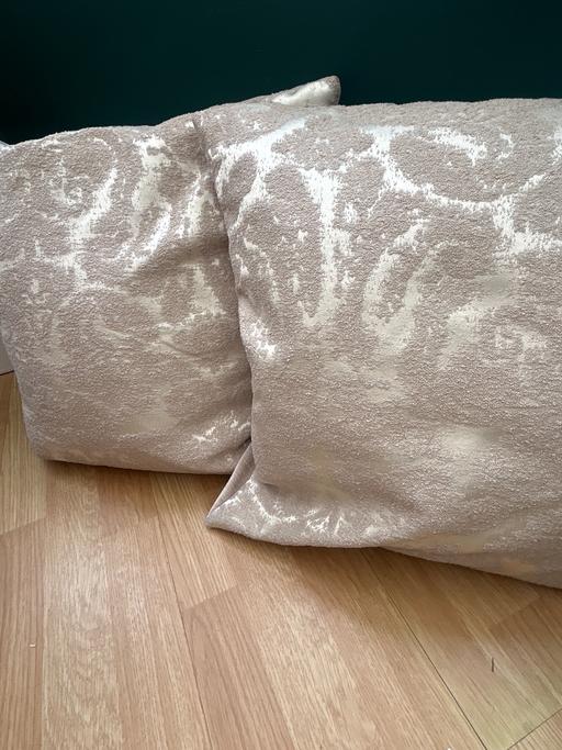 Buy & Sell West Midlands Walsall - Photos for 2 cream cushions (45 cm x 45 cm )y