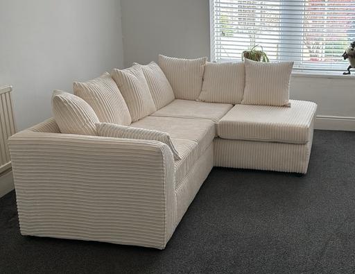 Buy & Sell Merseyside Wirral - Photos for Cream fabric corner sofa