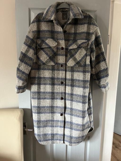 Buy & Sell South Yorkshire Doncaster - Photos for Beautiful blue/grey Shacket size 12 ladies