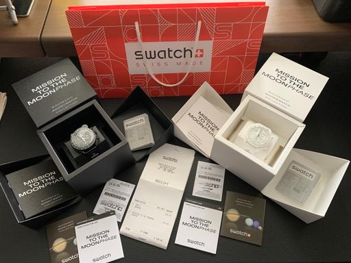 Buy & Sell Surrey Guildford - Photos for Omega x Swatch Moonswatch - Moonphase (pair)