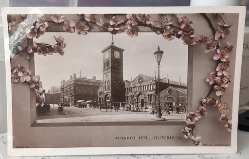Buy & Sell Merseyside Saint Helens - Photos for Antique photo market hall Blackburn postcard