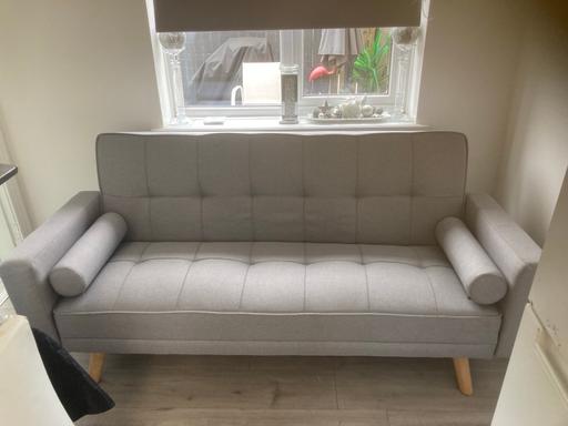 Buy & Sell Greater Manchester Oldham - Photos for Grey bed settee