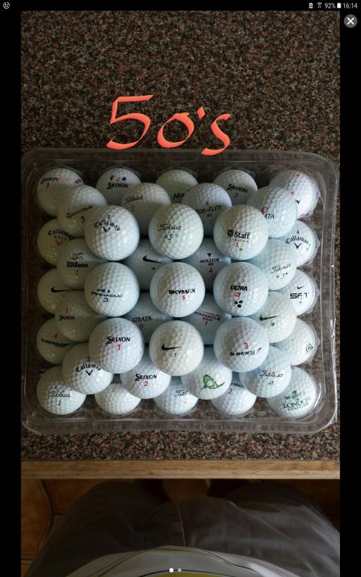 Buy & Sell Cheshire West and Chester Ellesmere Port - CH66 - Photos for 50 x used mixed golf balls 