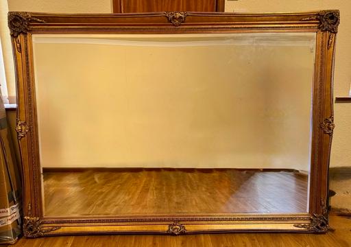 Buy & Sell Worcestershire Bromsgrove - Photos for Extra large gold luxury mirror (cost £500)
