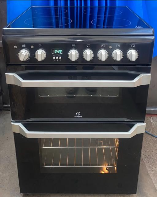 Buy & Sell West Midlands Birmingham - Photos for Indesit ID60C2 60cm Double Oven Electric Cera