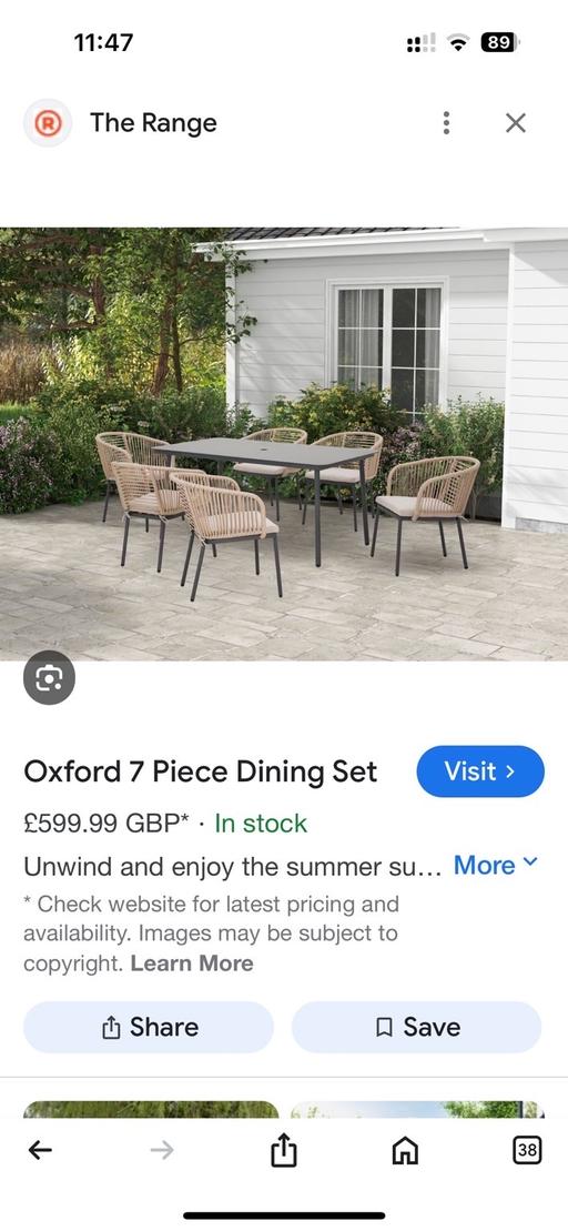 Buy & Sell Hertfordshire Stevenage - Photos for Garden dining set