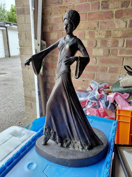 Buy & Sell Shirley South East London - Photos for LARGE ART DECO CAST BRONZE FIGURINE. 6.5kg !