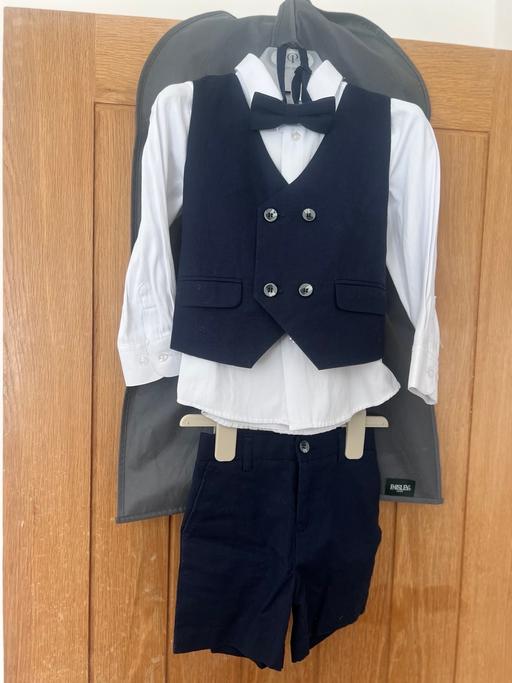 Buy & Sell West Midlands Birmingham - Photos for Boys 3 piece linen short suit age 4