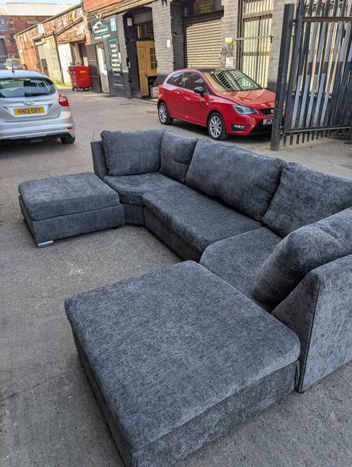 Buy & Sell West Yorkshire Wakefield - Photos for Large U-Shape Grey Chenille Sofa - £400 ONO