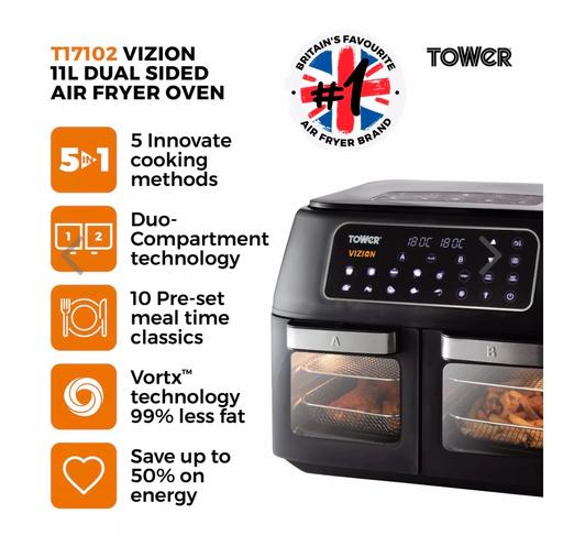 Buy & Sell West Midlands Dudley - Photos for Tower Vizion Air Fryer (New)