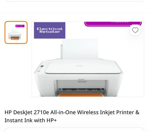 Buy & Sell Leicestershire Leicester - Photos for HP DeskJet 2710e All-in-One Wireless Inkjet