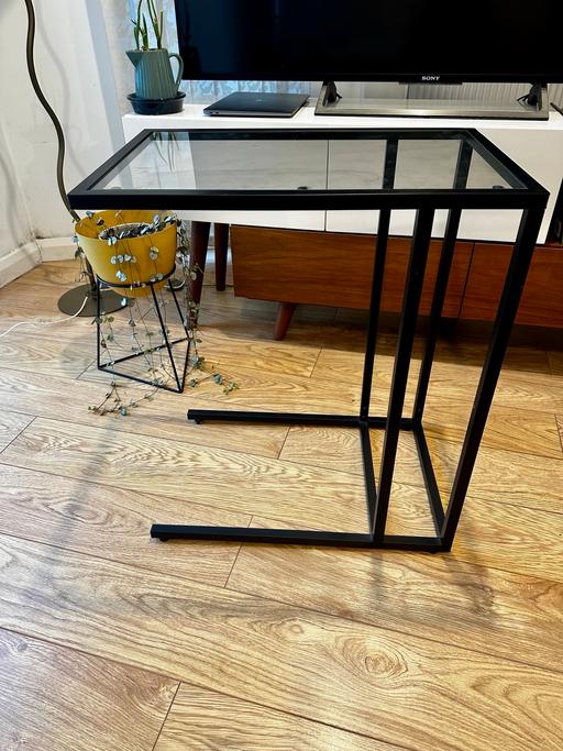 Buy & Sell North London Tottenham Hale - N17 - Photos for Side table/ Laptop stand glass, 35x65 cm.