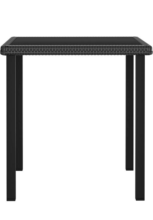 Buy & Sell Central London Knightsbridge - Central London - Photos for Garden Dining Table Rattan Glass 70 x70x73 cm